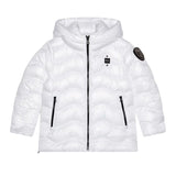 Blauer Kids Giubbino con Cappuccio Bianco LAROSE JUNIOR per Bambine
