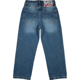 Jeans Just Cavalli Kids Pantalone in Denim Tinta Unita per Bambini