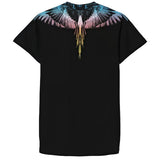 Marcelo Burlon County of Milan Kids Abito Nero con Stampa per Bambine