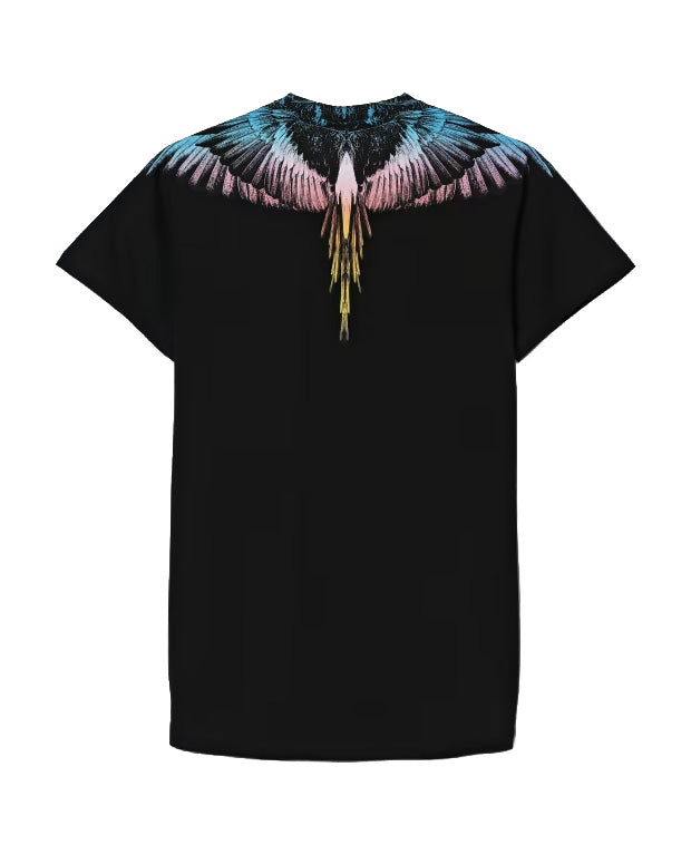 Marcelo Burlon County of Milan Kids Abito Nero con Stampa per Bambine