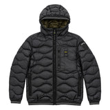 Blauer Kids Piumino Trapuntato Nero per Bambini