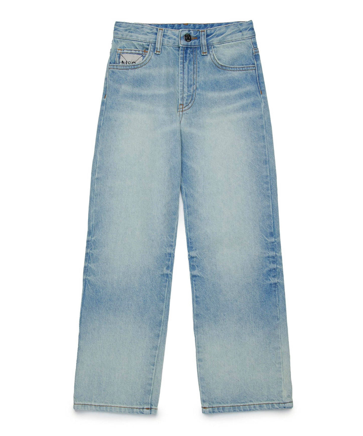 N°21 Kids Jeans in Denim Baggy Fit per Bambine