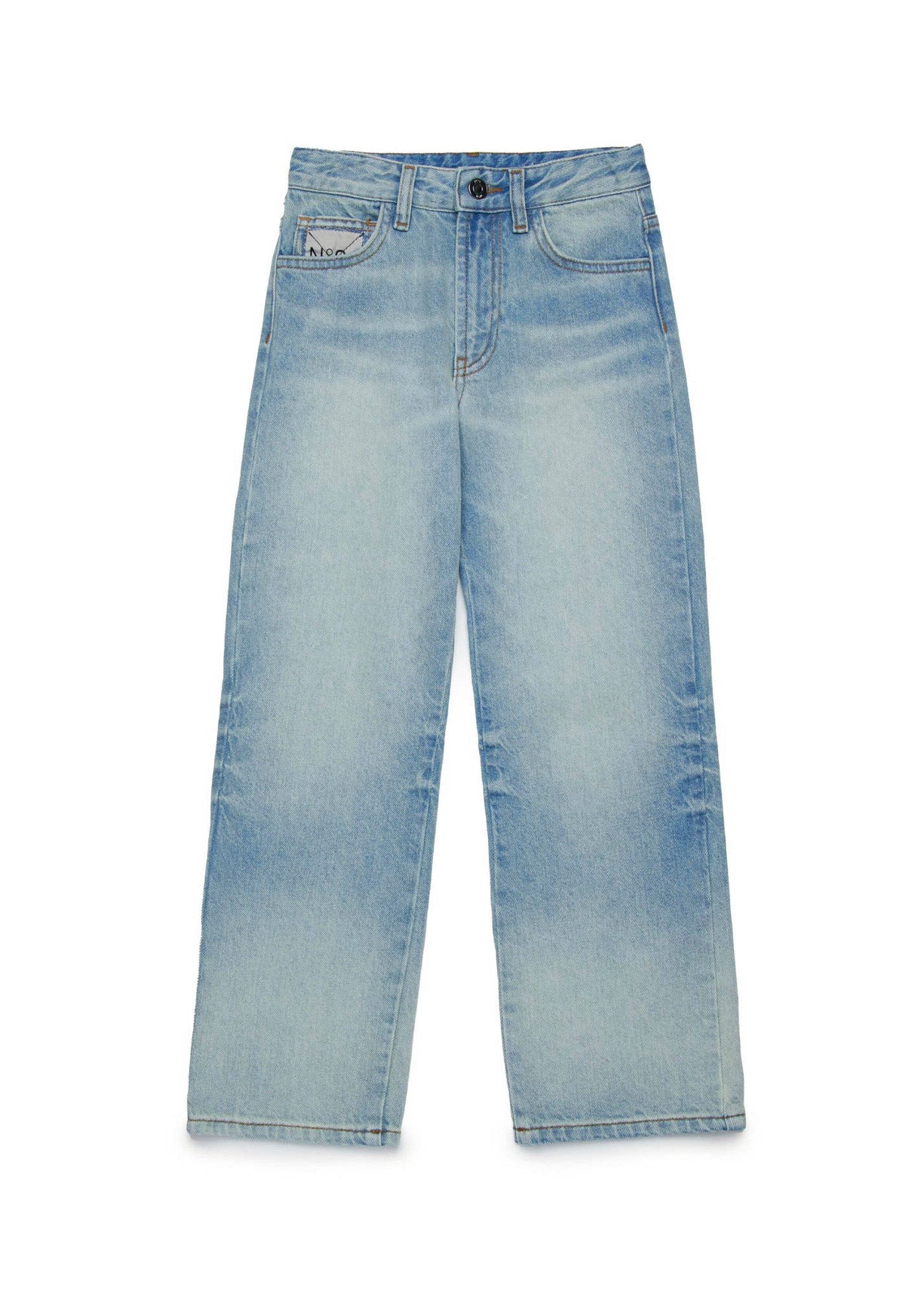 N°21 Kids Jeans in Denim Baggy Fit per Bambine