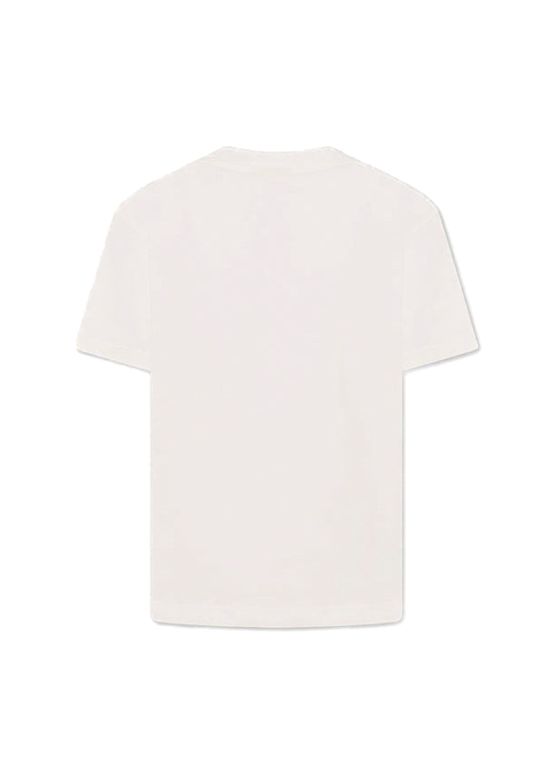 Barrow Kids T-shirt Bianca con Stampa Logo per Bambini