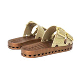 Sensi Kids Prestige Sandalo Beige Doppia Fascia per Bambini (retro)