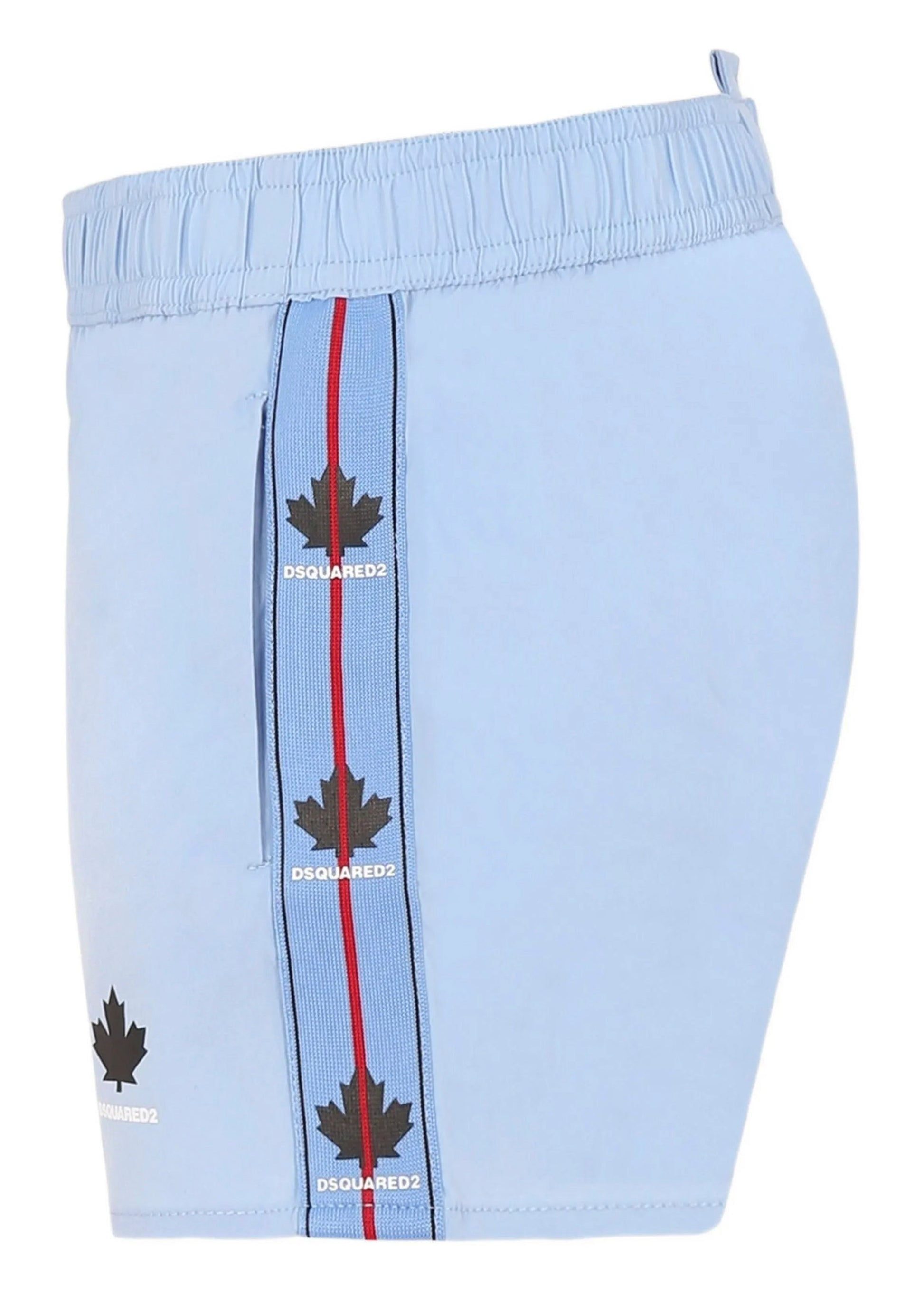 Dsquared2 Kids Costume Boxer Azzurro per Bambini