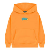Barrow Kids Felpa Arancione con Cappuccio con Stampa Logo per Bambini