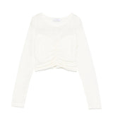 Pinko Kids T-shirt Bianca con Tulle per Bambine