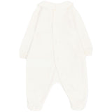Moschino Kids Set Nascita Panna con Tutina, Cappellino e Bavaglino con Stampa Teddy Bear Unisex