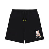 Barrow Kids Short Nero con Logo Teddy Unisex