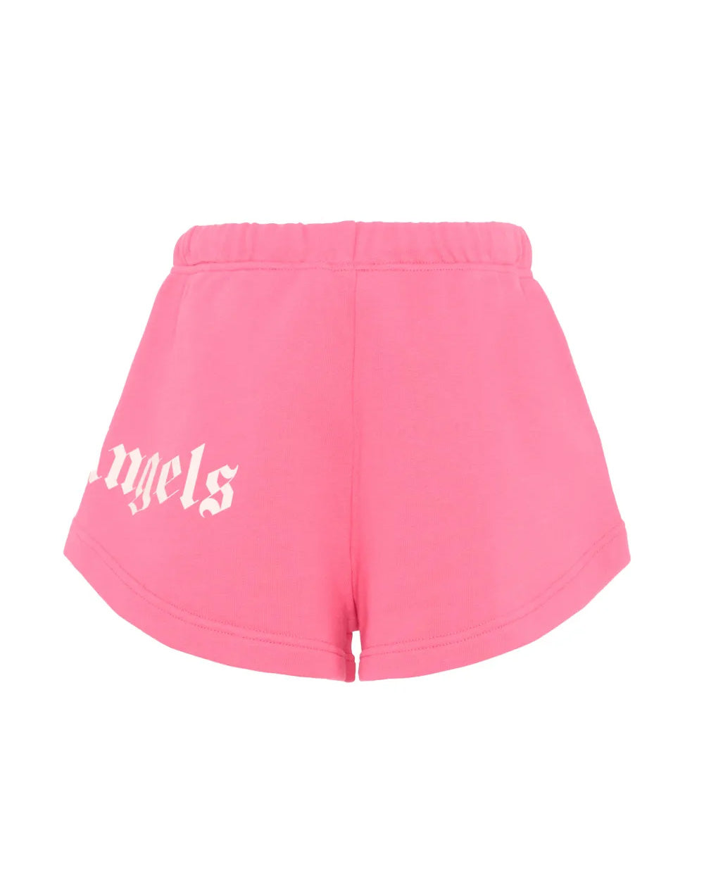 Palm Angels Kids Short Fucsia con Logo per Bambine