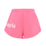 Palm Angels Kids Short Fucsia con Logo per Bambine