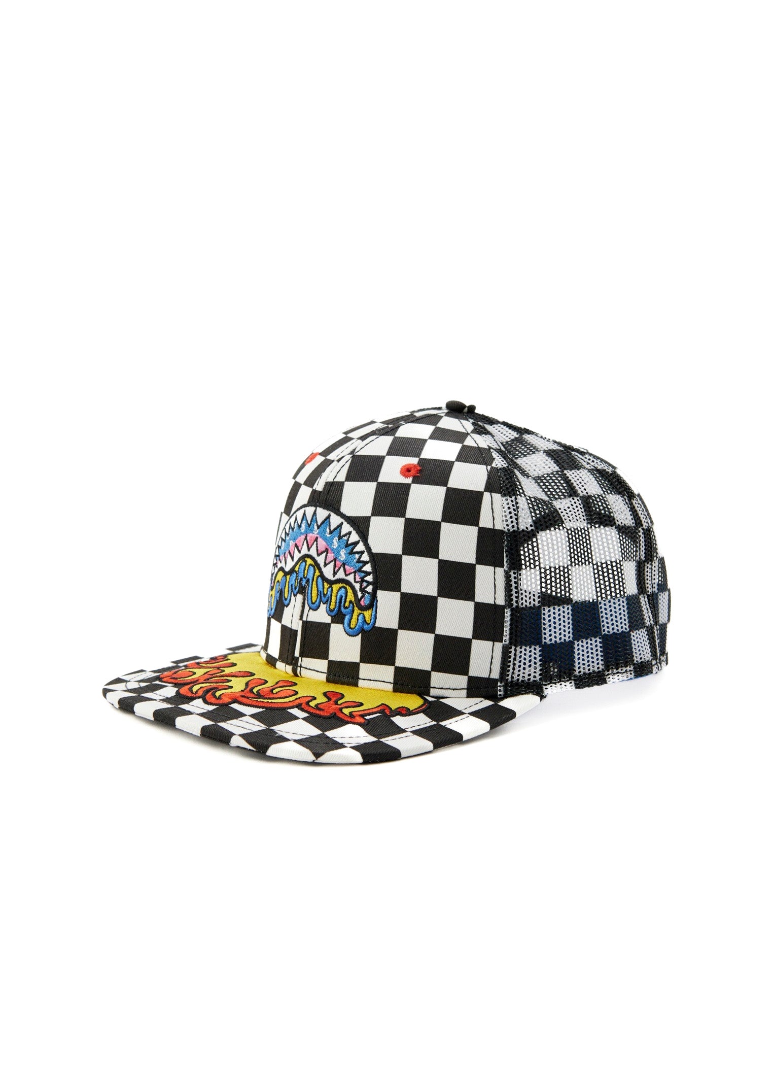 Sprayground Kids Cappello Shark in Paris Nero/Grigio per Bambini