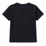 Elisabetta Franchi La Mia Bambina T-Shirt Nero con Logo Strass per Bambine