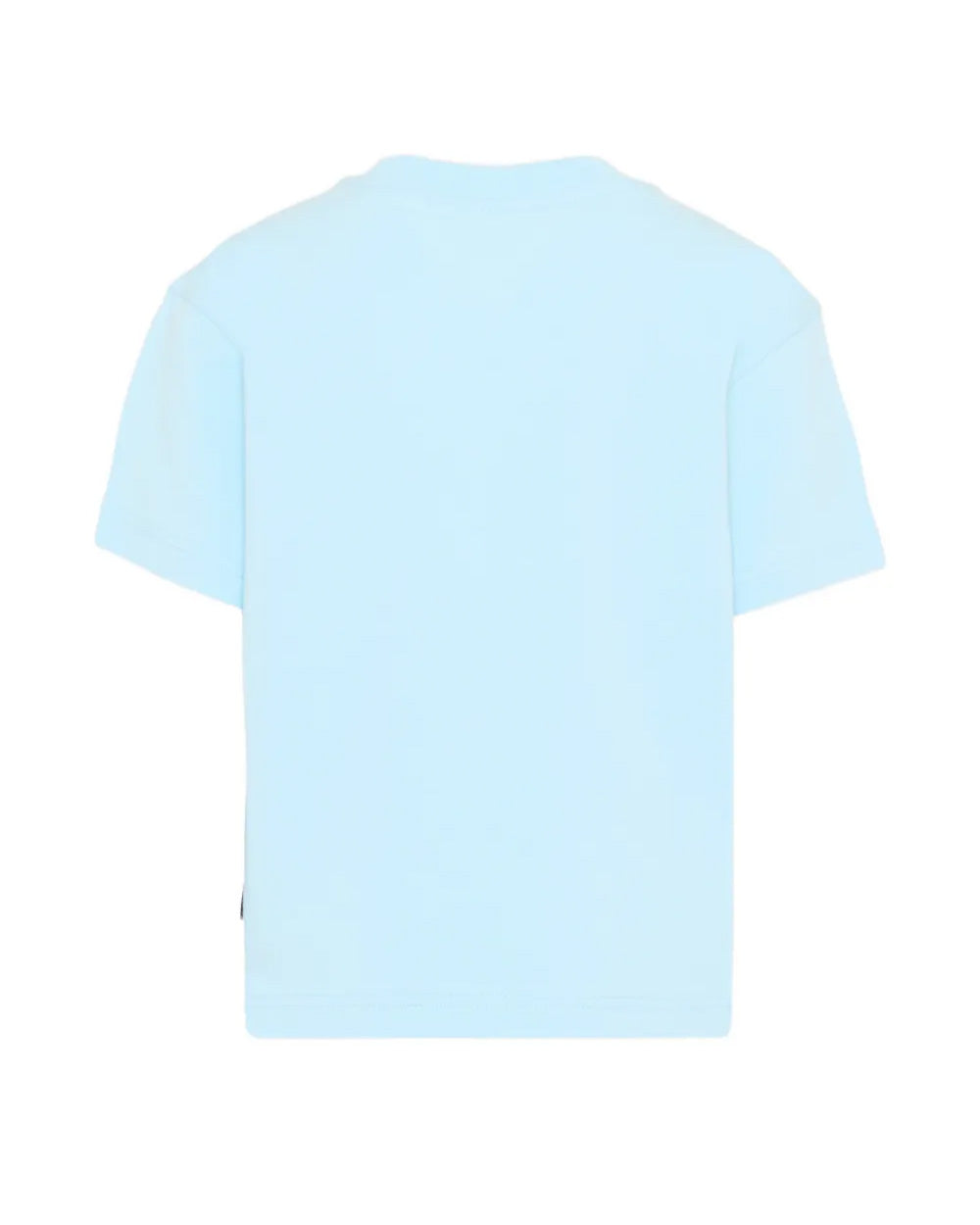 Palm Angels Kids T-Shirt Celeste con Stampa Teddy per Bambini
