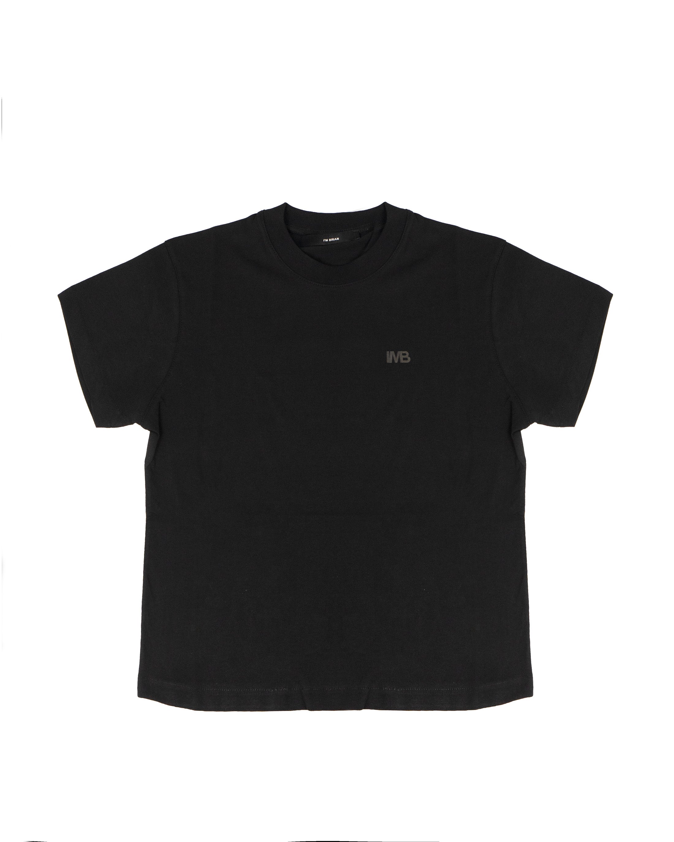I'M Brian Kids T-Shirt Nero con Logo per Bambini