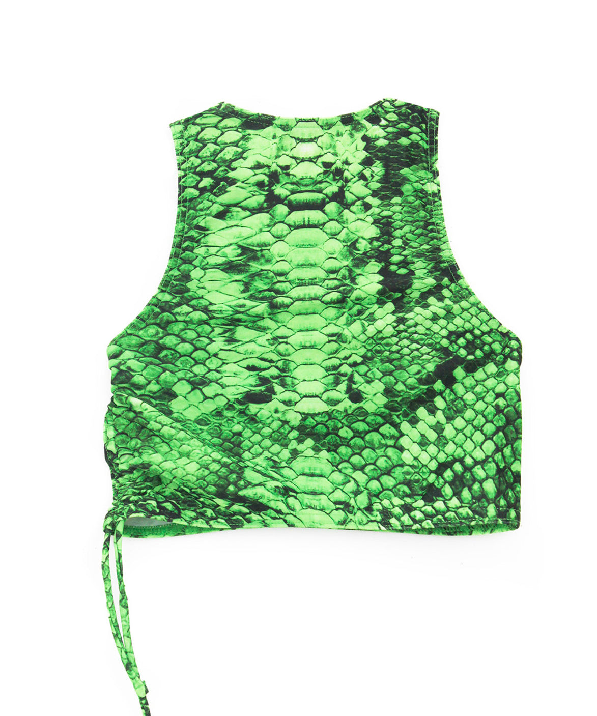 4GIVENESS Copricostume Top Fantasia Rainbow Boa Verde per Bambine