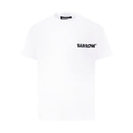 Barrow Kids T-Shirt Bianca con Stampa Retro Palms per Bambini