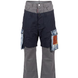 Dsquared2 Kids Pantalone Grigio Doppia Abbottonatura per Bambini