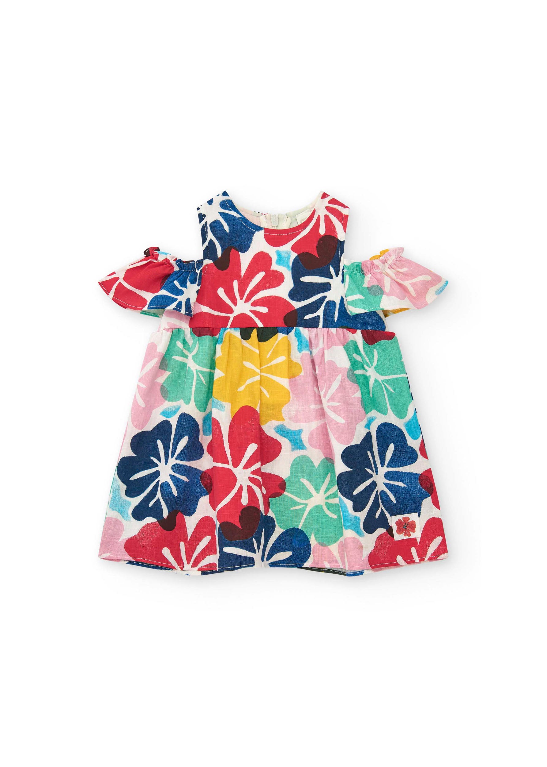 Tuc Tuc Abito Multicolor Fiori per Neonate