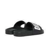 Diesel Kids Ciabatta Nero con Logo Bianco Unisex