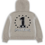 ART SUPER MONEY Kids Felpa con Stampa Labbra Grillz per Bambini