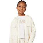 Michael Kors Kids Felpa Crema per Bambina
