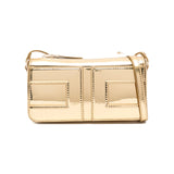 Elisabetta Franchi La Mia Bambina Borsetta Ecopelle Effetto Metallico Oro per Bambine