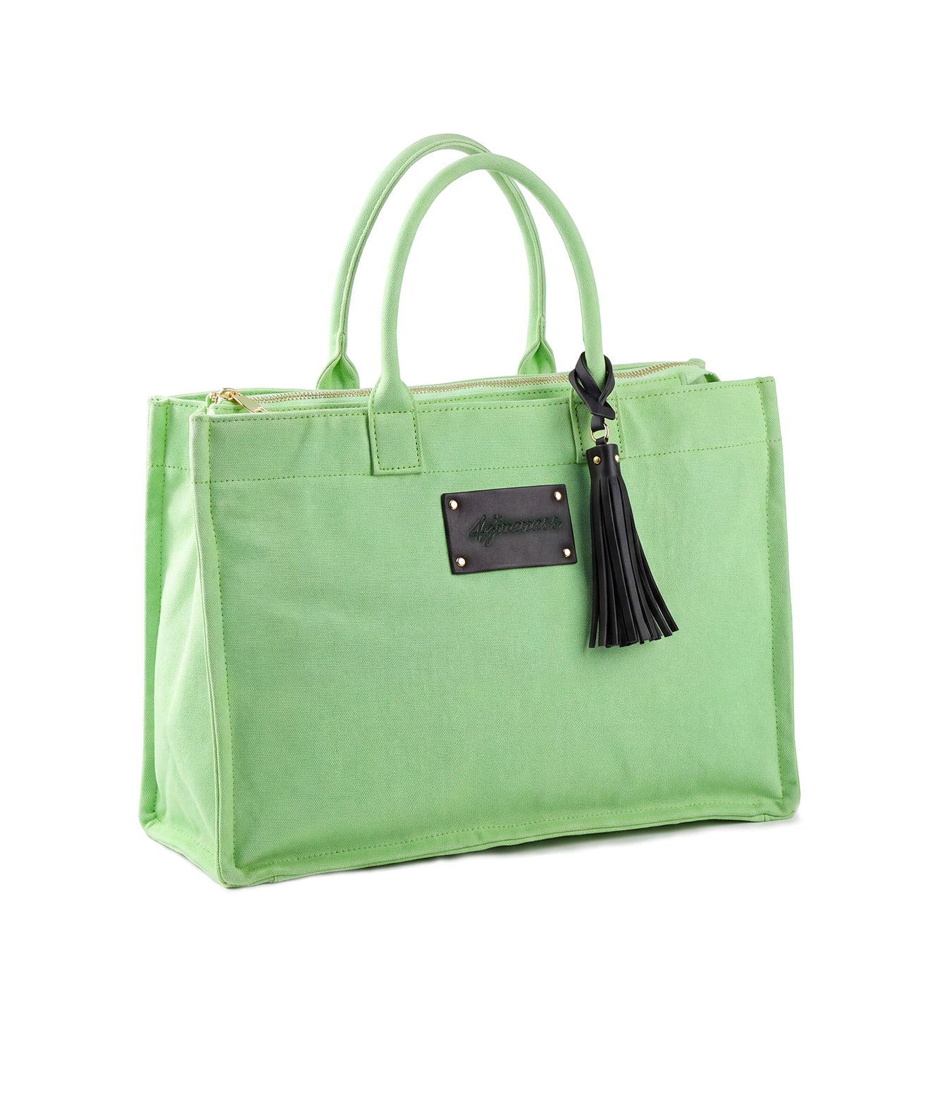 4Giveness Kids Borsa Verde con Ciondolo Nero per Bambine