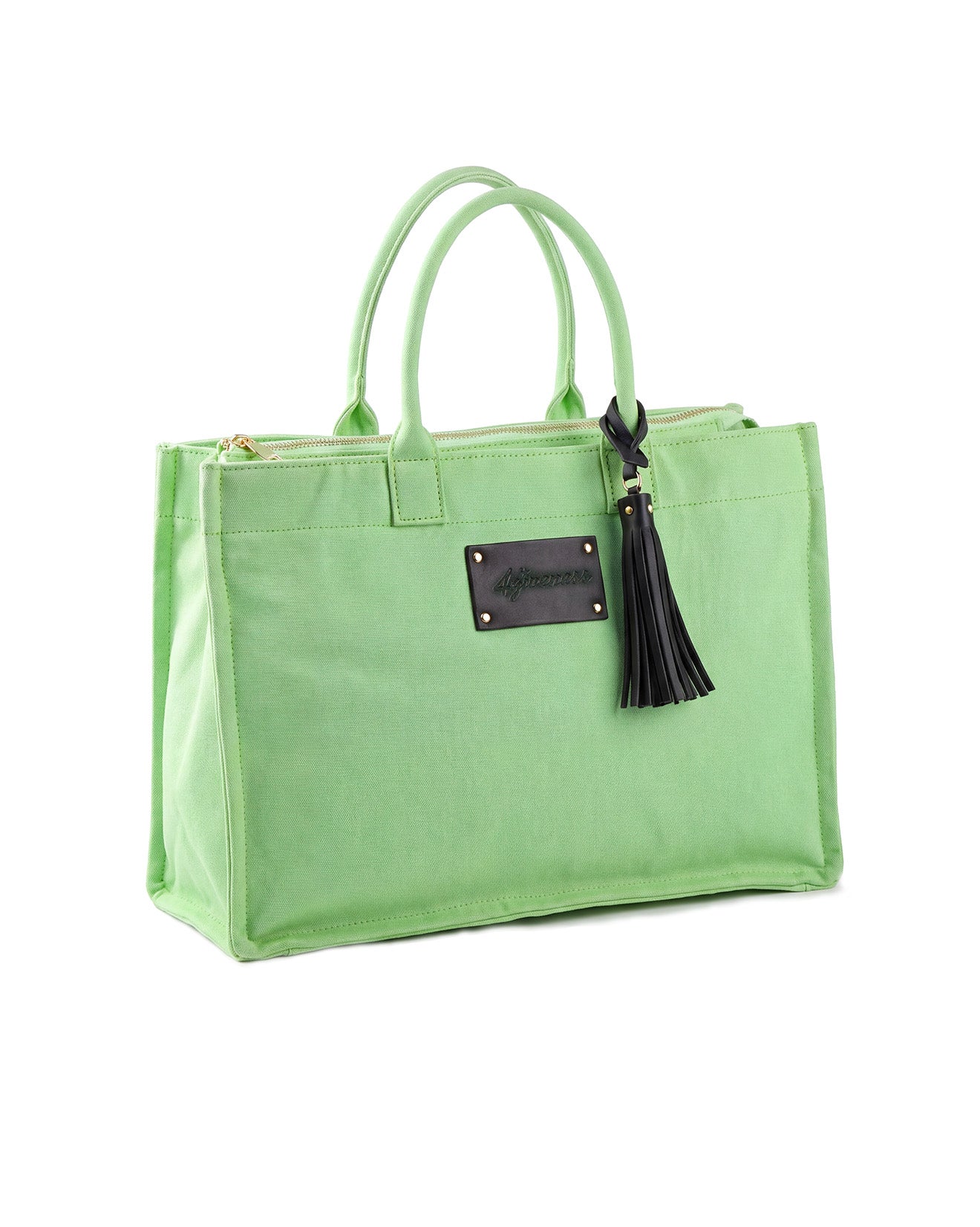 4Giveness Kids Borsa Verde con Ciondolo Nero per Bambine