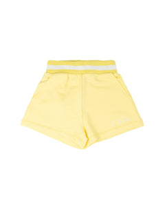Pinko Kids Short Lemon Grass con Logo per Bambine