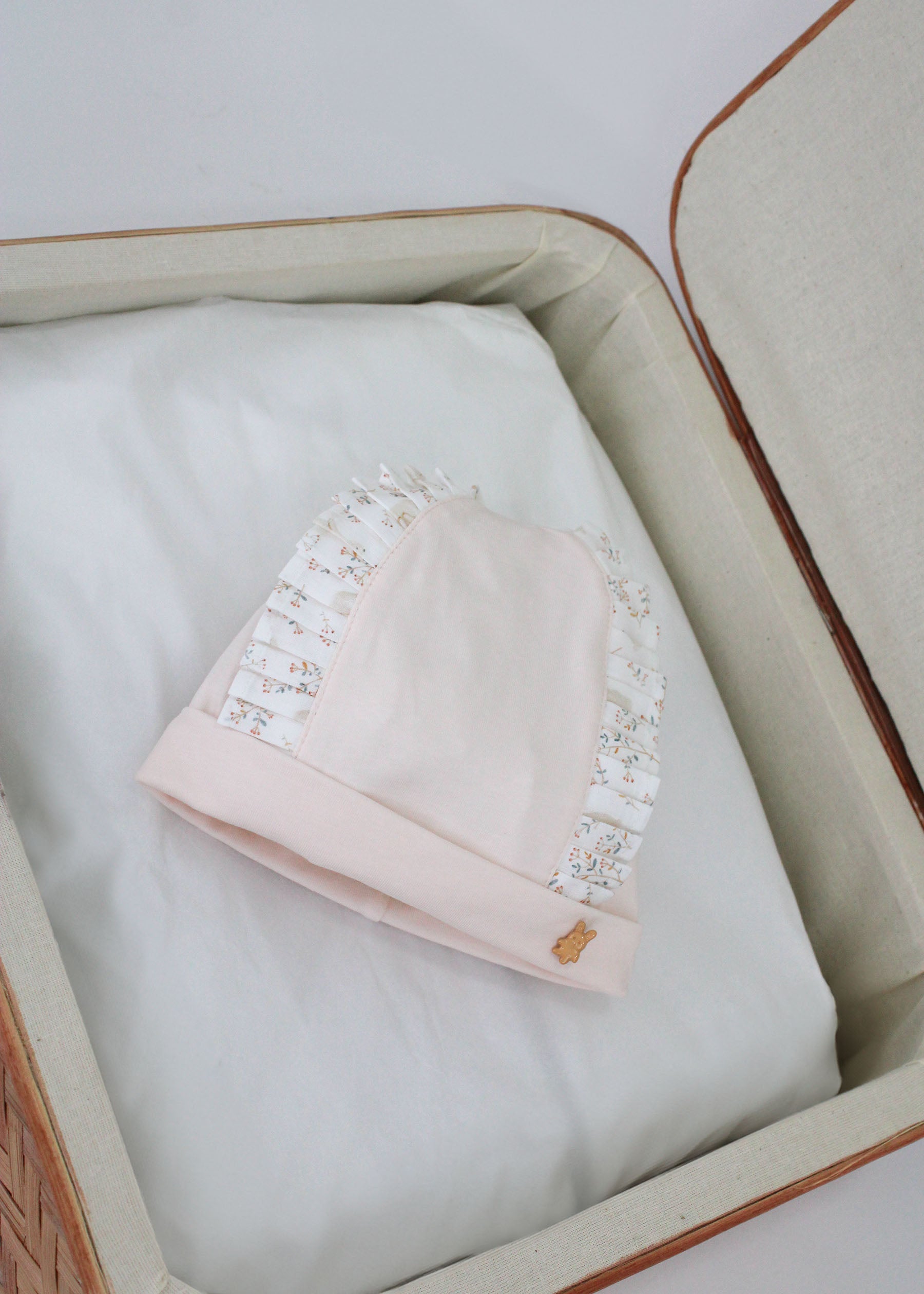 Deolinda Cappello Cipria per Neonate