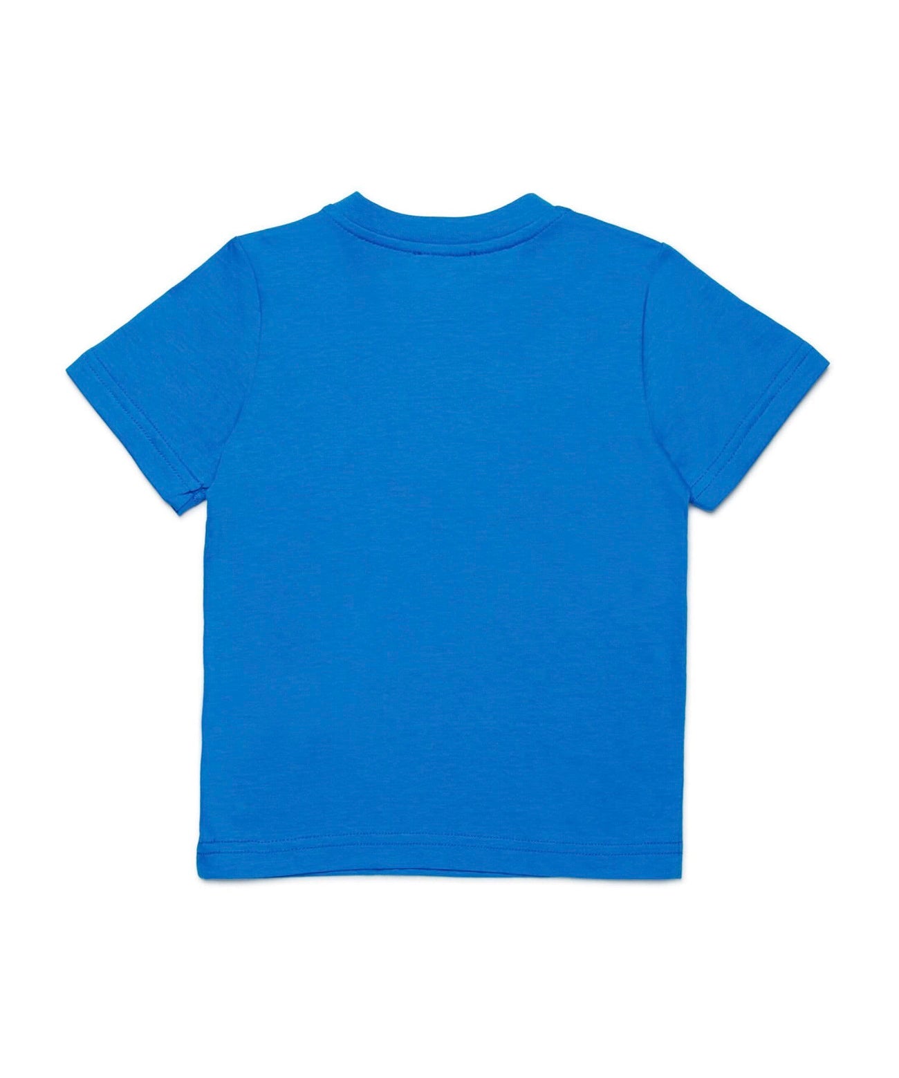 Diesel Kids T-Shirt Bluette con Logo Oval D per Neonati retro
