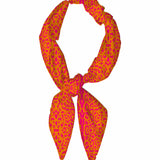 EffeK Orange Spotted Pattern Headband for Girls