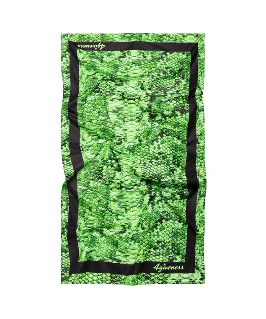 4GIVENESS Telo Mare Fantasia Rainbow Boa Verde