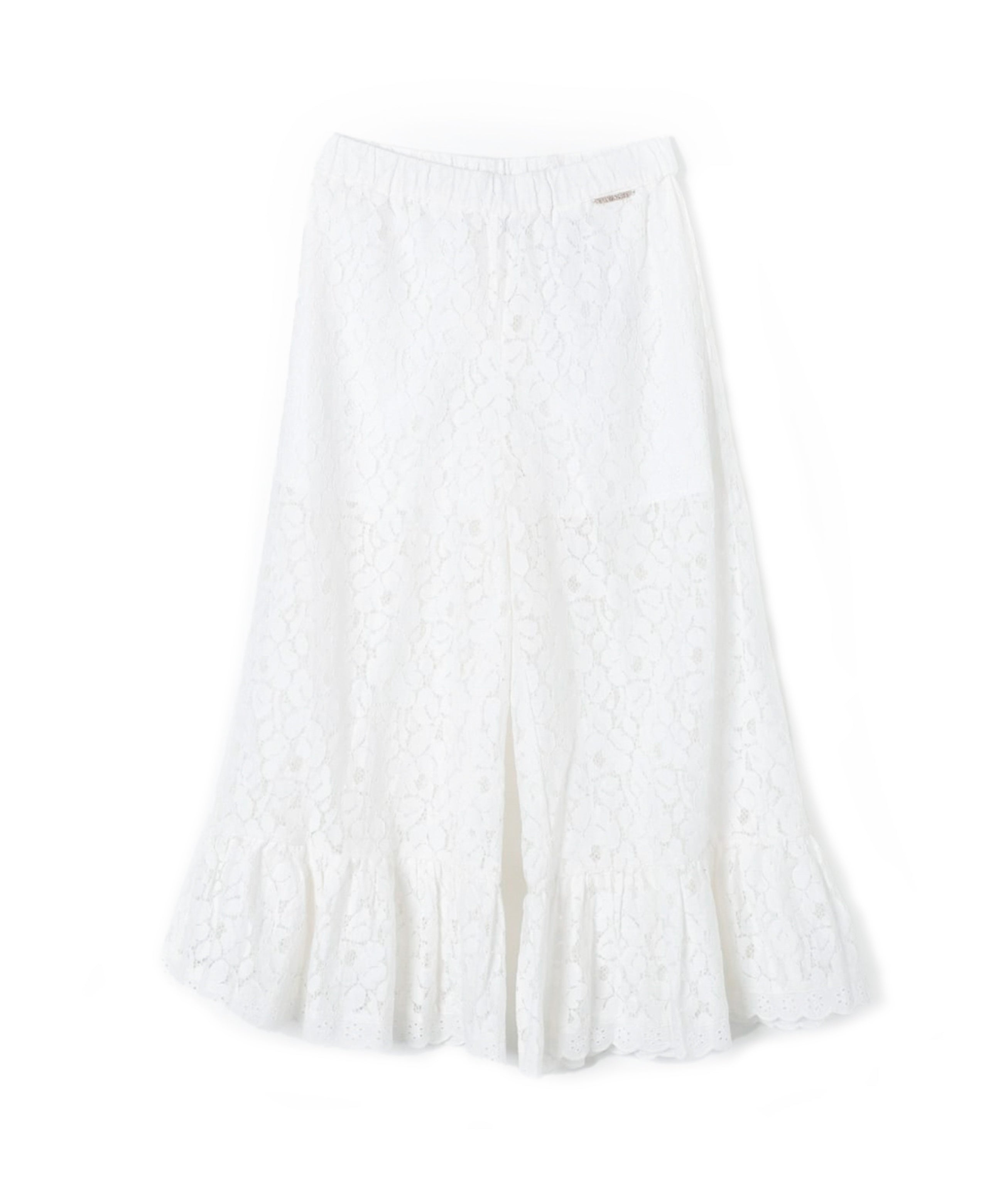 Twinset Kids Pantaloni in Pizzo e Sangallo