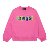 Dsquared2 Kids Felpa Fucsia con Logo Boxed per Bambine