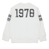 Diesel Kids Felpa Bianco con stampa per Bambini