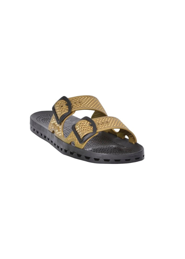 Sensi Kids Urban Sandalo Oro Doppia Fascia per Bambini