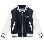 Iceberg Kids Giubbino Blu con Logo per Neonati
