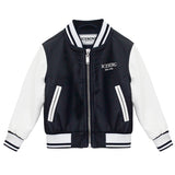 Iceberg Kids Giubbino Blu con Logo per Neonati