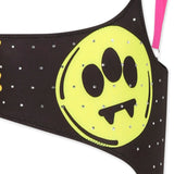 Barrow Kids Costume Monokini Nero con Stampa per Bambine