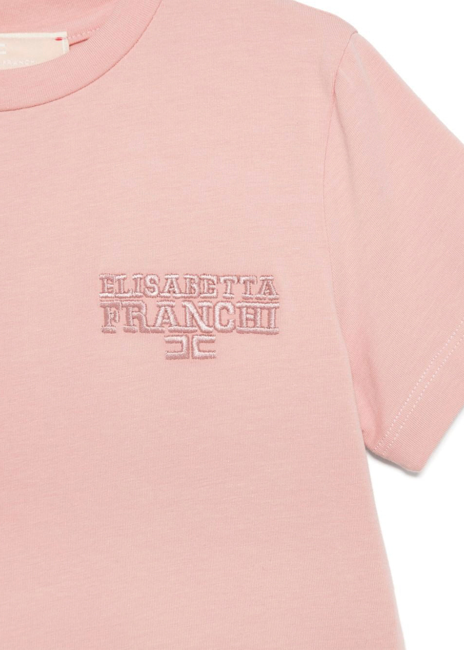 Elisabetta Franchi La Mia Bambina T-shirt Desert Rose per Bambine (dettaglio)