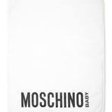 Moschino Kids Borsa Mamma Panna Teddy Bear con Fasciatoio per Neonati