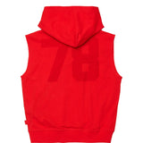 Diesel Kids Felpa Rosso Giromanica con Cappuccio per Bambini