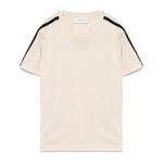 Yes London T-shirt Beige con Bande per Bambini