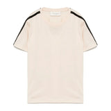 Yes London T-shirt Beige con Bande per Bambini