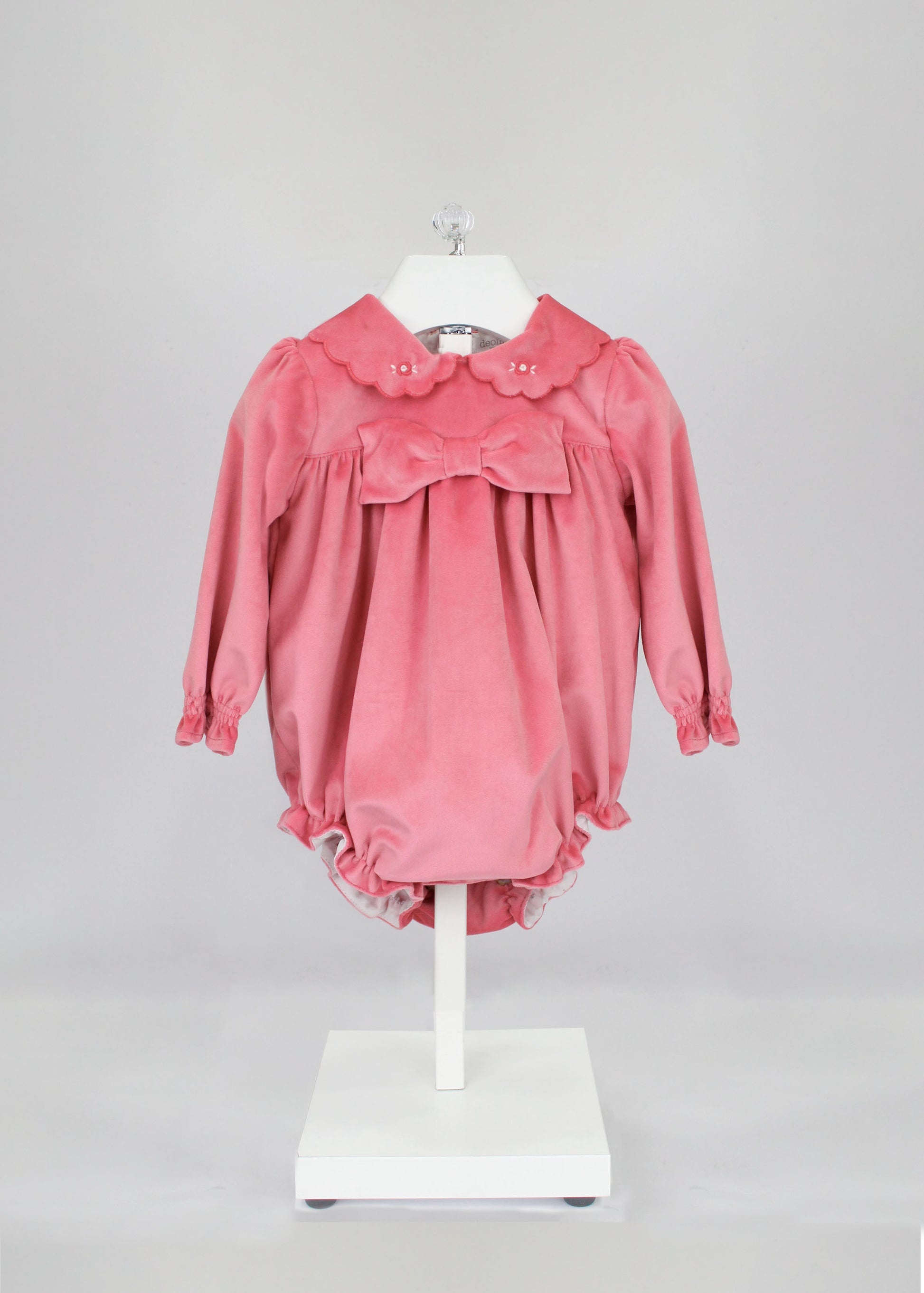 Deolinda Pagliaccetto Fucsia con Fiocco per Neonate