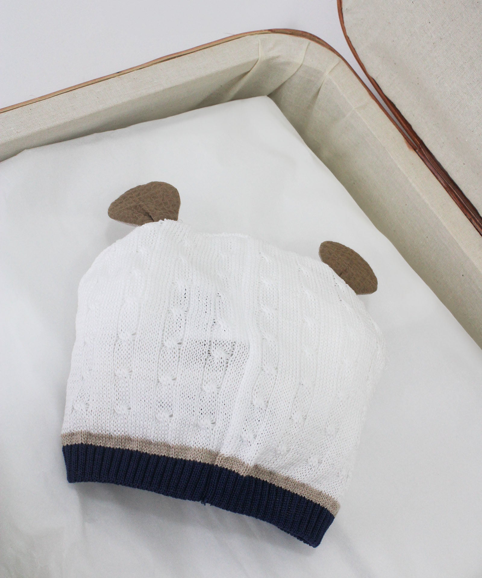 Marlù Cappello Bianco per Neonati