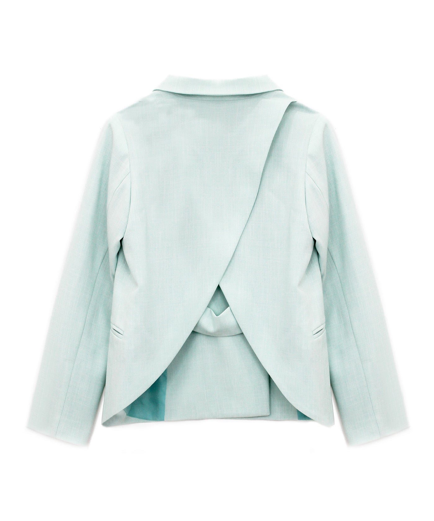 Vicolo Giacca Verde Acqua per Bambine